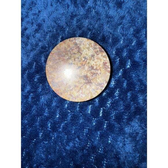 Trinket Box / Carved Semi-Precious Stone / EUC - Picture 5 of 8